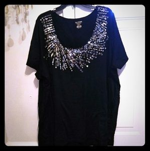 Lane Bryant Tops - Beautiful Sequin Top sz 26/28 Lane Bryant Tops - Beautiful Sequin Top sz 26/28